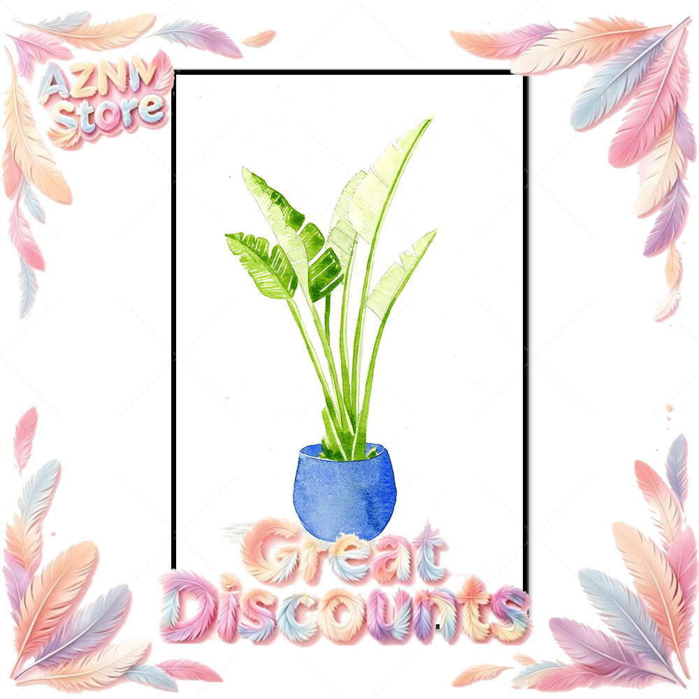 Home Office With Plants - 2026 Набор из 2 комплектов принтов