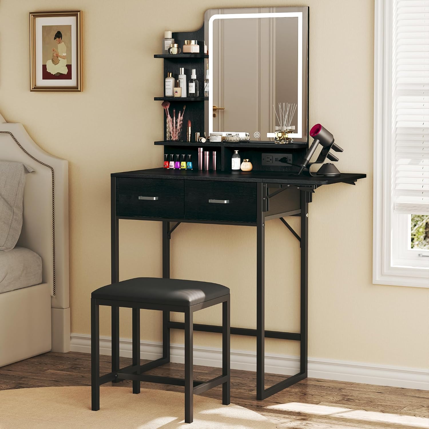 Desk Drawer Small - Туалетный столик с зеркалом и подсветкой,