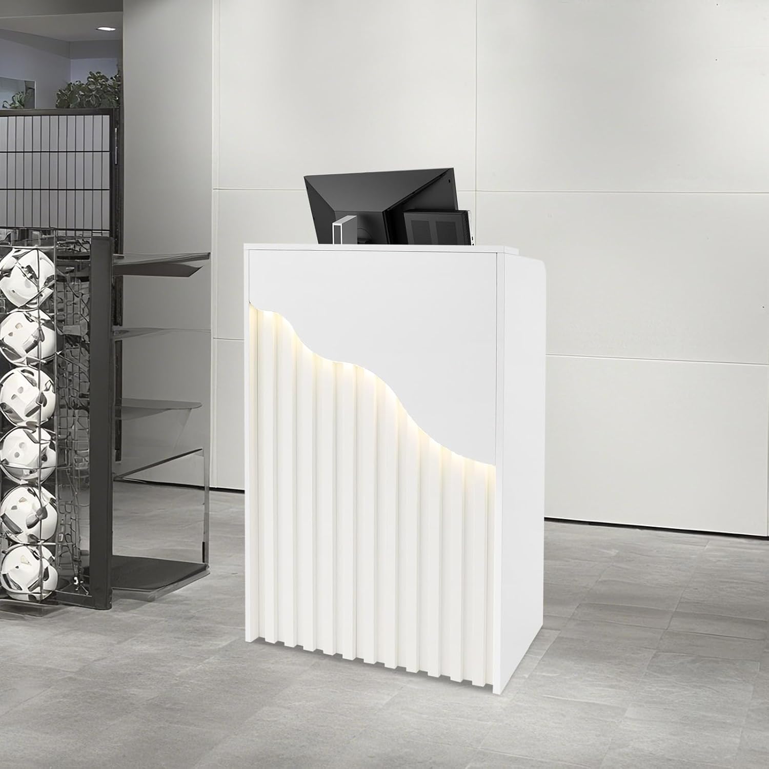 Desk Drawer Small - Небольшая стойка ресепшн с LED-подсветкой и