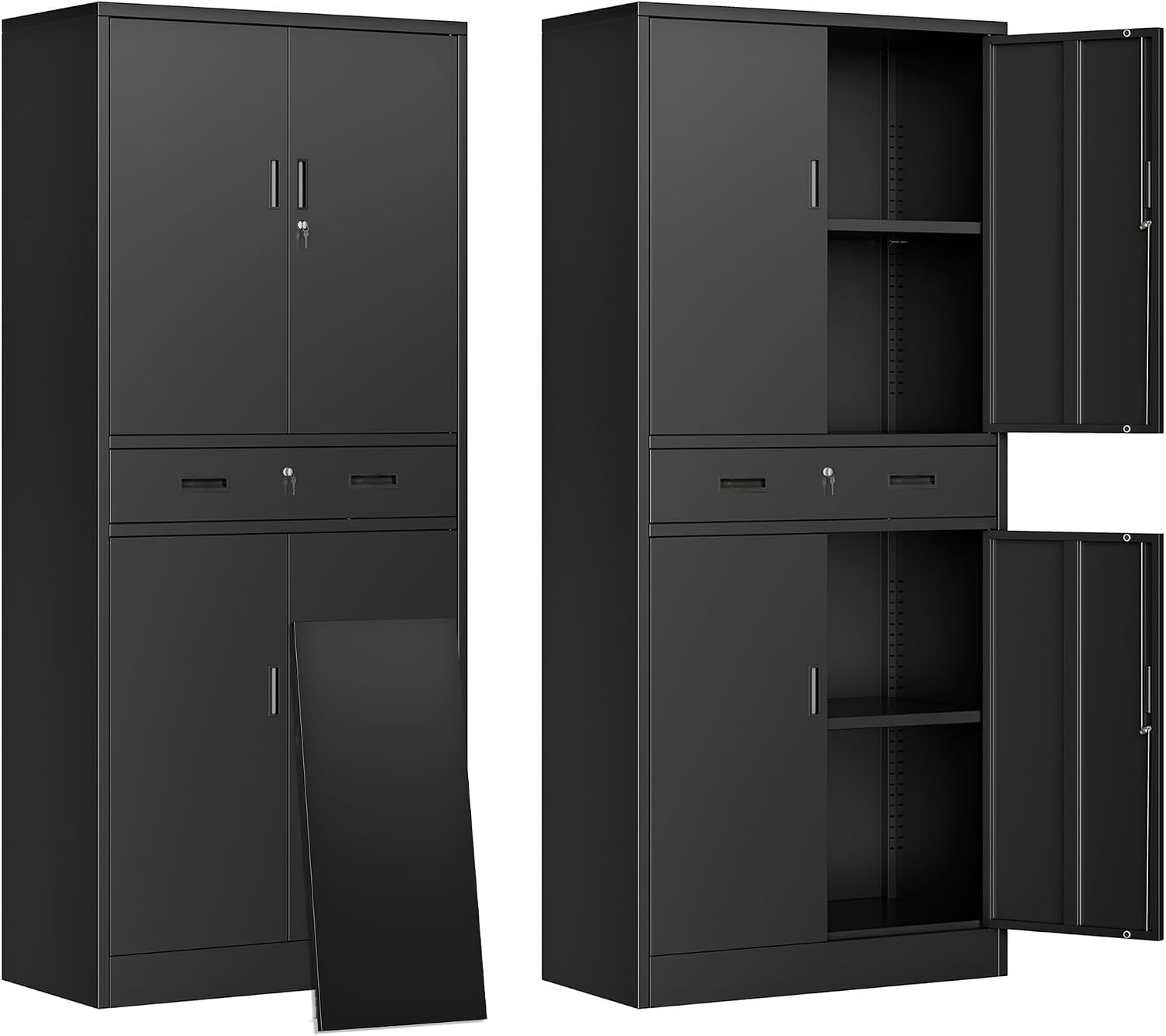 Office Drawer Organizer - Высокий металлический шкаф для хранения с