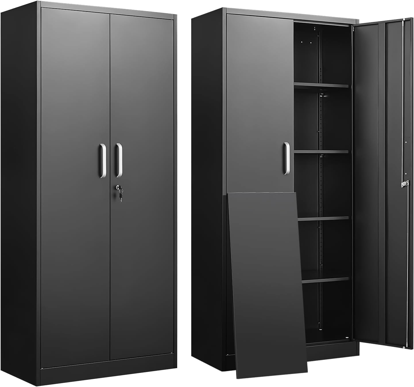 Home Office Kitchen - Металлический шкаф для хранения с регулируемыми