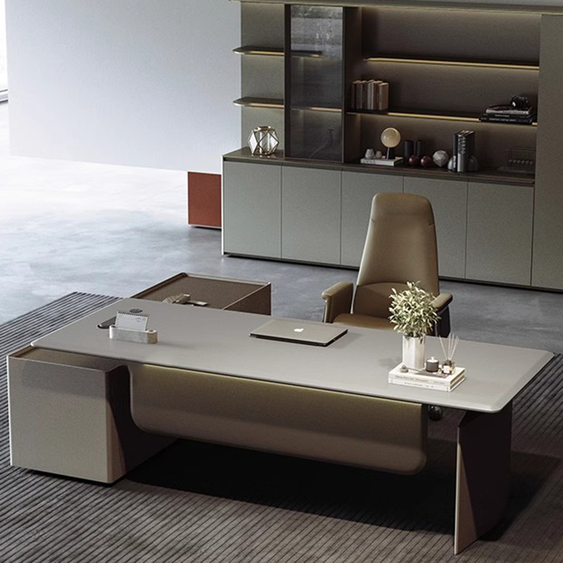 Office Drawer Organizer - Электрический подъемный стол-органайзер Boss: Современный, простой,