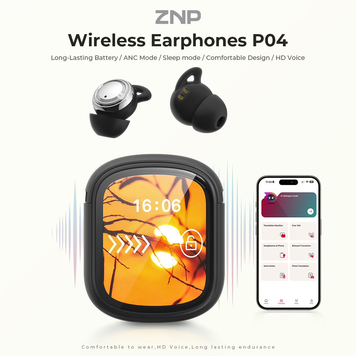Наушники ZNP P04 для сна с акт – обзор и цена Noise Canceling Headphones