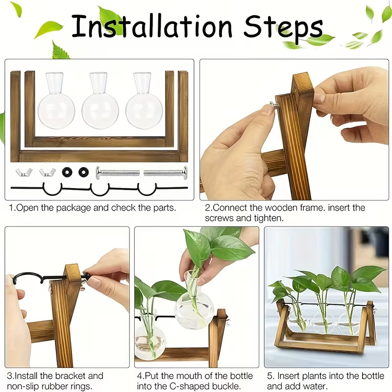 Деревянная подставка для гидро – обзор и цена Home Office With Plants