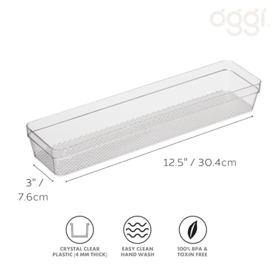 Прозрачный органайзер для ящик – обзор и цена Office Drawer Organizer