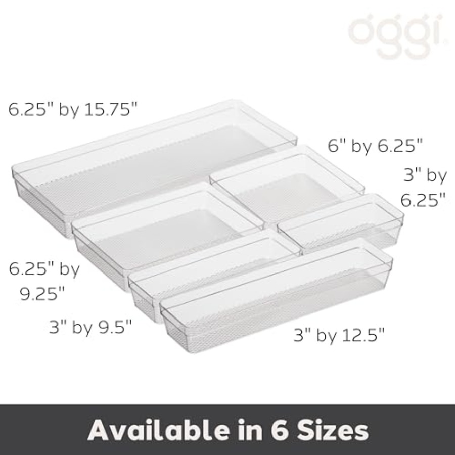 Прозрачный органайзер для ящик – обзор и цена Office Drawer Organizer