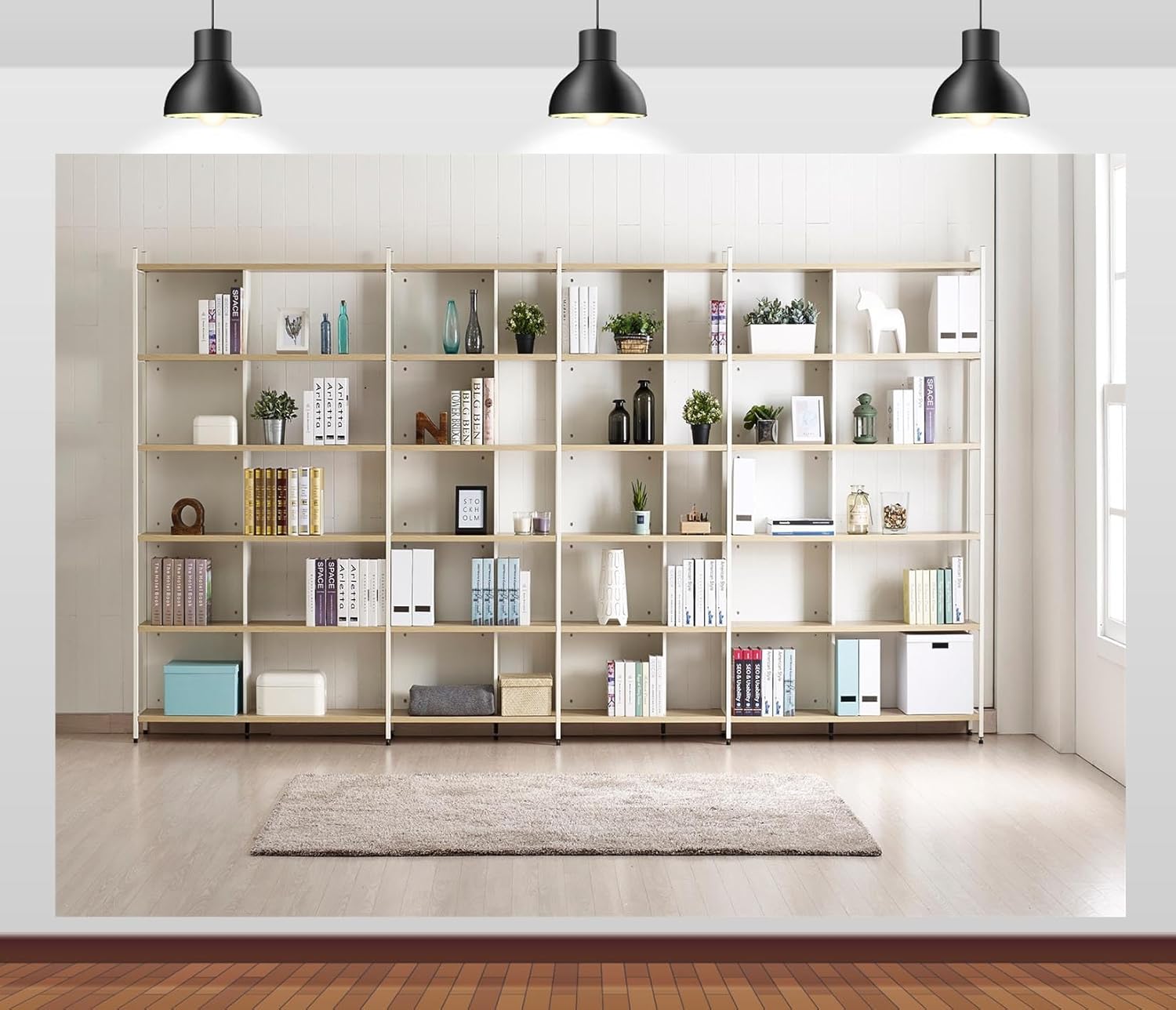 Книжная полка фон для фотосъем – обзор и цена Home Office Zoom Background Free