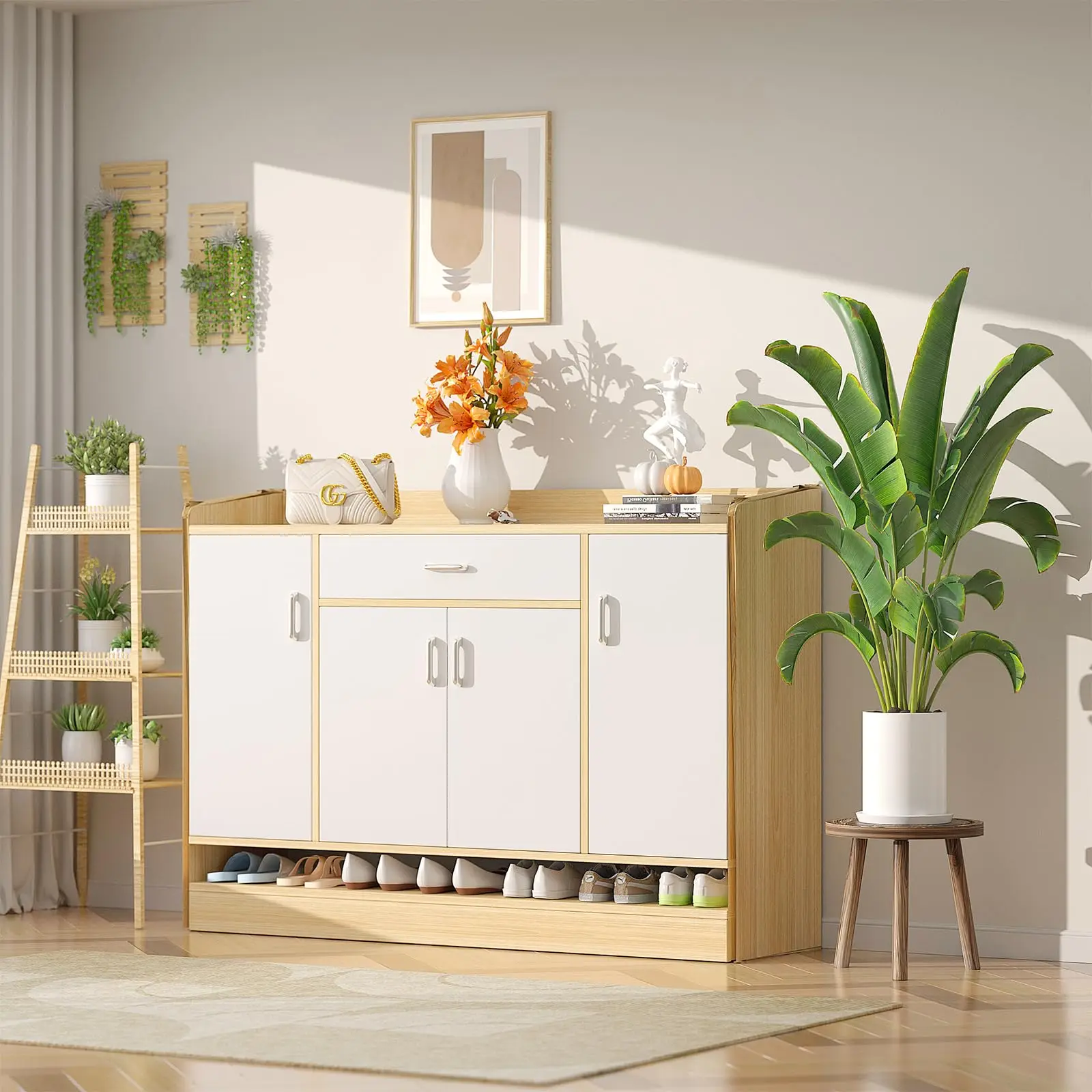 Набор из 3 деревянных подставо – обзор и цена Home Office With Plants
