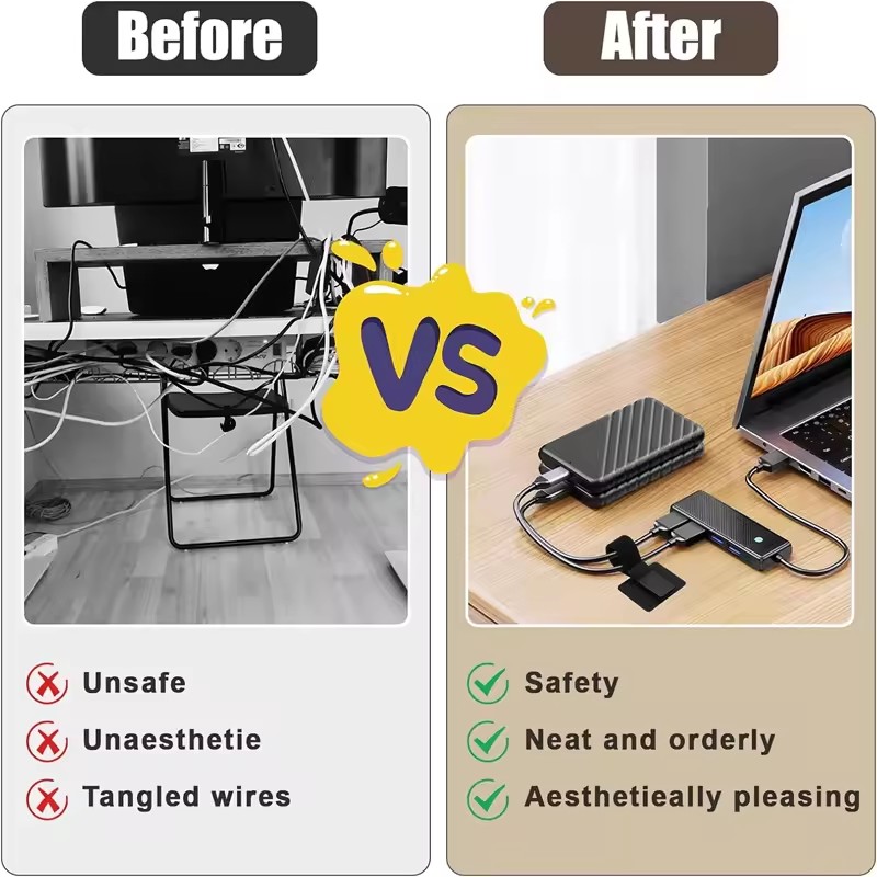Клейкие кабельные стяжки для п – обзор и цена Home Office Organization