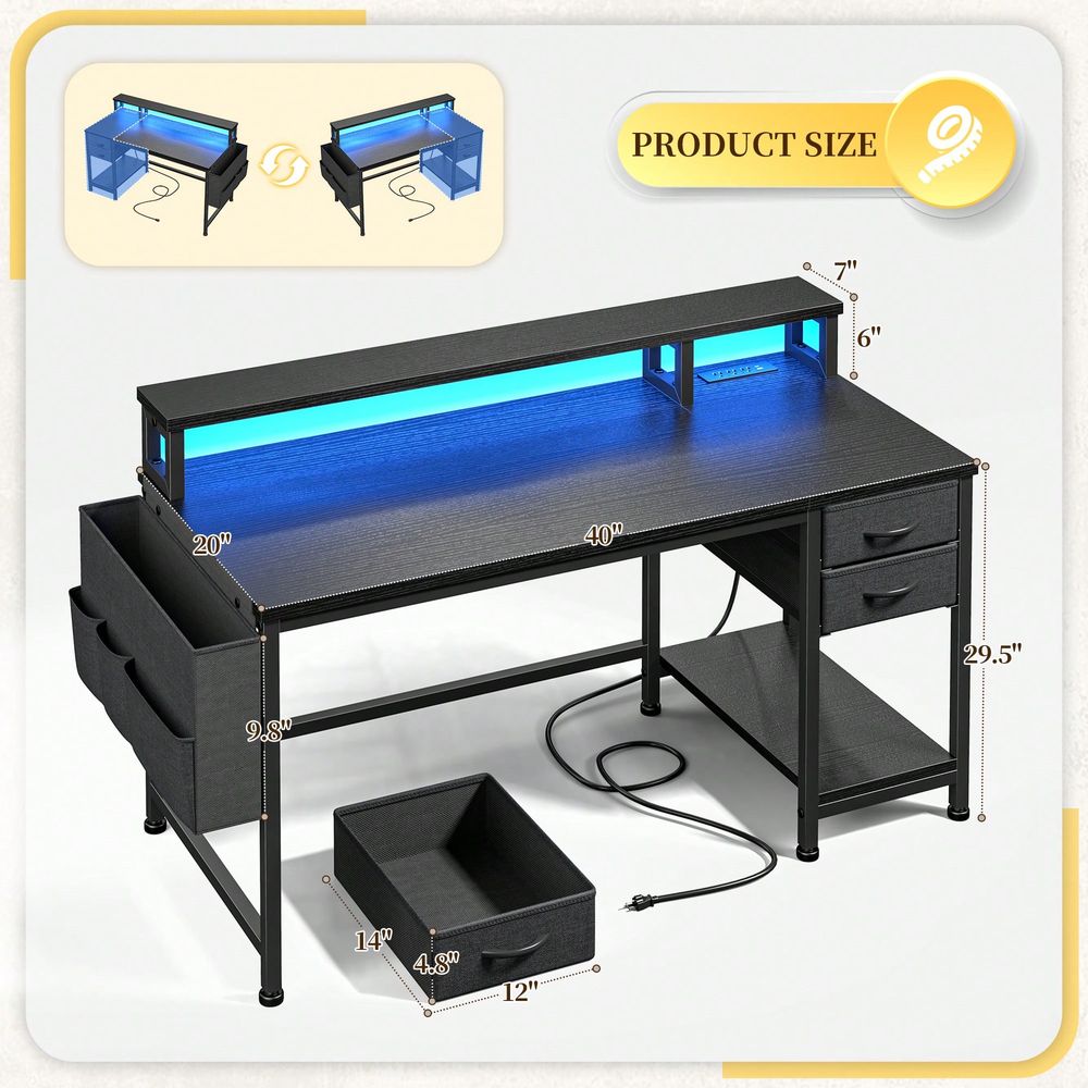40-дюймовый стол для домашнего – обзор и цена Desk Drawer Small