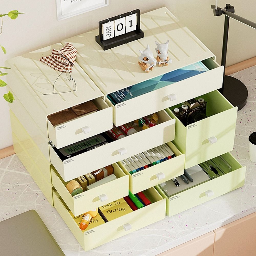 Цветной Настольный Штабелируем – обзор и цена Office Drawer Organizer